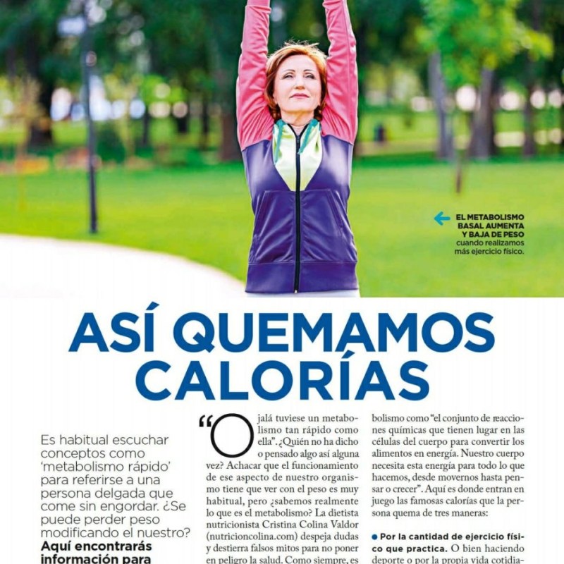 Así  quemamos calorías