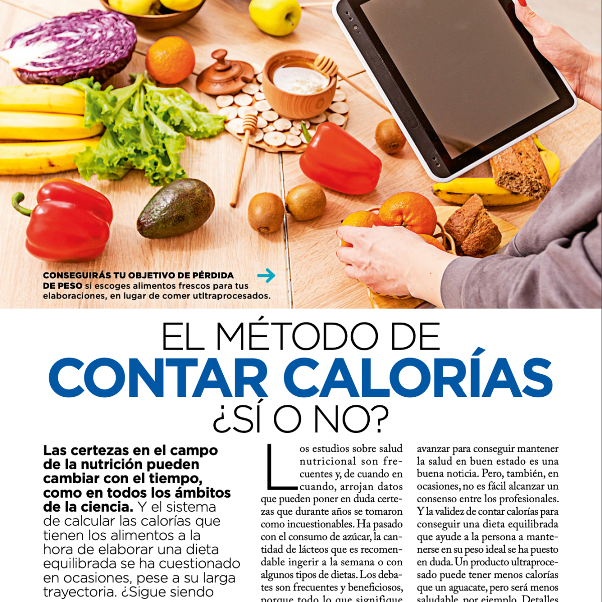 El Método de contar calorías ¿Sí o no?